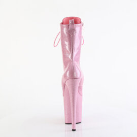 Pleaser FLAMINGO-1040GP Botines con Plataforma Tela Holograma Metálico Rosa EU-35 / US-5