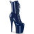 Pleaser FLAMINGO-1040GP Botines con Plataforma Charol Purpurina Blue EU-35 / US-5
