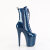 Pleaser FLAMINGO-1040GP Botines con Plataforma Charol Purpurina Blue EU-35 / US-5