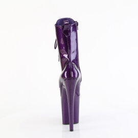 Pleaser FLAMINGO-1040GP Botines con Plataforma Charol Purpurina Brillante Púrpura EU-37 / US-7