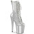 Pleaser FLAMINGO-1040GP Botines con Plataforma Charol Purpurina Plata EU-37 / US-7