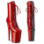 Pleaser FLAMINGO-1040TT Botines Plataforma Charol Negro Rojo EU-37/US-7