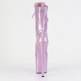 Pleaser FLAMINGO-1041GP Botines con Plataforma Charol Purpurina Púrpura Tono Claro EU-35 / US-5
