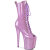 Pleaser FLAMINGO-1041GP Botines con Plataforma Charol Purpurina Púrpura Tono Claro EU-35 / US-5