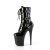 Pleaser FLAMINGO-1043 Botines con Plataforma Terciopelo Negro EU-35 / US-5