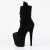 Pleaser FLAMINGO-1045VEL Botines con Plataforma Terciopelo Negro EU-37 / US-7