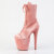 Pleaser FLAMINGO-1045VEL Botines con Plataforma Terciopelo Rosa EU-42 / US-12
