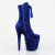 Pleaser FLAMINGO-1045VEL Botines con Plataforma Terciopelo Azul EU-37 / US-7