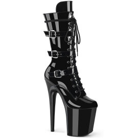 Pleaser FLAMINGO-1053 Botines con Plataforma Charol Negro...