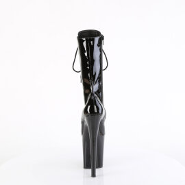 Pleaser FLAMINGO-1054 Botines con Plataforma Charol Negro EU-35 / US-5