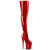 Pleaser FLAMINGO-3000 Botas altas con Plataforma Charol Rojo EU-35/US-5
