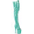 Pleaser FLAMINGO-3021GP Botas por encima de la rodilla con Plataforma Charol Purpurina Turquesa EU-37 / US-7