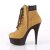 Pleaser Botín DELIGHT-600TL-02 Marrón Claro EU-35 / US-5