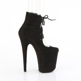 Pleaser FLAMINGO-800-22 Sandalias de Plataforma Piel Sintética Negro EU-35 / US-5