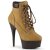 Pleaser Botín DELIGHT-600TL-02 Marrón Claro EU-37 / US-7