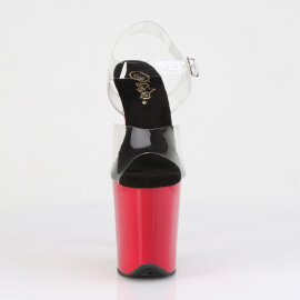 Pleaser FLAMINGO-808 Sandalias de Plataforma Rojo Tono...