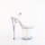 Pleaser FLAMINGO-808HT Sandalias de Plataforma Tono Claro Holograma Ahumado Colorido EU-37 / US-7