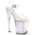 Pleaser FLAMINGO-808HT Sandalias de Plataforma Tono Claro Holograma Ahumado Colorido EU-41 / US-11