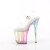 Pleaser FLAMINGO-808RG-03 Sandalias de Plataforma Brillo transparente Colorido EU-35 / US-5