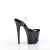 Pleaser FLAMINGO-808SS Sandalias de Plataforma Tono Claro Purpurina Negro EU-37 / US-7