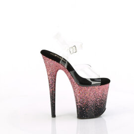 Pleaser FLAMINGO-808SS Sandalias de Plataforma Tono Claro Purpurina Rosa  EU-35 / US-5