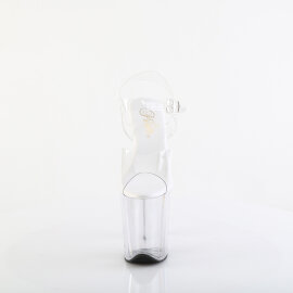 Pleaser FLAMINGO-808VL Sandalias de Plataforma Transparente EU-42 / US-12