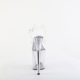 Pleaser FLAMINGO-808VL Sandalias de Plataforma Transparente EU-42 / US-12
