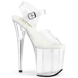 Pleaser FLAMINGO-808VL Sandalias de Plataforma Transparente EU-40 / US-10
