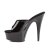 Pleaser Zapato Abierto DELIGHT-601 Negro Charol EU-35 / US-5