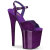 Pleaser FLAMINGO-809GP Sandalias de Plataforma Charol Purpurina Púrpura oscuro EU-37 / US-7