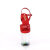 Pleaser FLAMINGO-809HT Sandalias de Plataforma Charol Holograma Ahumado Rojo EU-35 / US-5
