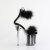 Pleaser FLAMINGO-824F Sandalias de Plataforma Negro Tono Claro EU-35 / US-5