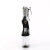 Pleaser FLAMINGO-824RS Sandalias Plataforma Tono Claro pedrería Transparente Negro EU-35 / US-5
