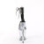 Pleaser FLAMINGO-824RS Sandalias Plataforma Tono Claro pedrería Transparente Negro EU-35 / US-5