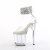 Pleaser FLAMINGO-824RS-02 Sandalias Plataforma Tono Claro pedrería Transparente EU-40 / US-10