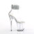 Pleaser FLAMINGO-824RS-02 Sandalias Plataforma Tono Claro pedrería Transparente EU-40 / US-10