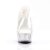 Pleaser Zapato Abierto DELIGHT-601 Plata Transparente EU-35 / US-5