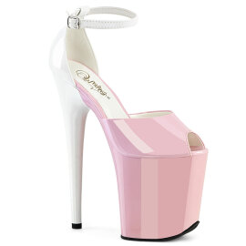 Pleaser FLAMINGO-868 Sandalias de Plataforma Charol rosa pastel EU-35 / US-5