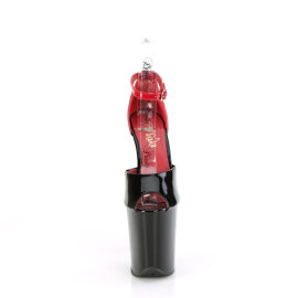 Pleaser FLAMINGO-868 Sandalias de Plataforma Rojo Negro...