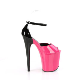 Pleaser FLAMINGO-868 Sandalias de Plataforma Charol rosa EU-37 / US-7