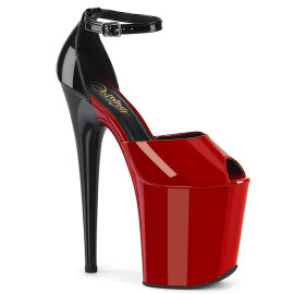 Pleaser FLAMINGO-868 Sandalias de Plataforma Rojo EU-35 /...