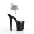 Pleaser FLAMINGO-891-2RS Sandalias de Plataforma Negro Tono Claro EU-35 / US-5