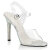 Fabulicious GALA-08DM Sandalias Tono Claro pedrería Transparente Plata EU-39 / US-9
