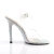 Fabulicious GALA-08DM Sandalias Tono Claro pedrería Transparente Plata EU-39 / US-9
