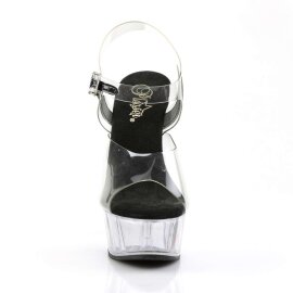 Pleaser Sandalia de Tacón DELIGHT-608 Negro...