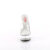 Pleaser GLEAM-601 Zuecos con Plataforma Transparente EU-37 / US-7