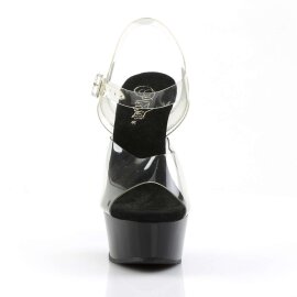 Pleaser Sandalia de Tacón DELIGHT-608 Negro...