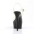 Pleaser Sandalia de Tacón DELIGHT-608 Negro Transparente EU-37 / US-7