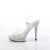Fabulicious GLORY-508DM Sandalias Tono Claro pedrería Plata EU-35 / US-5