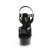 Pleaser Sandalia de Tacón DELIGHT-608N Negro EU-35 / US-5